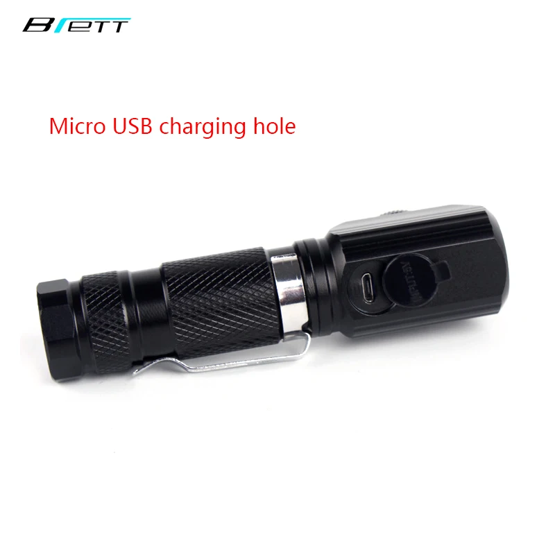 Светодио дный фонарик прямой usb для зарядки cree xml t6 телескопический зум