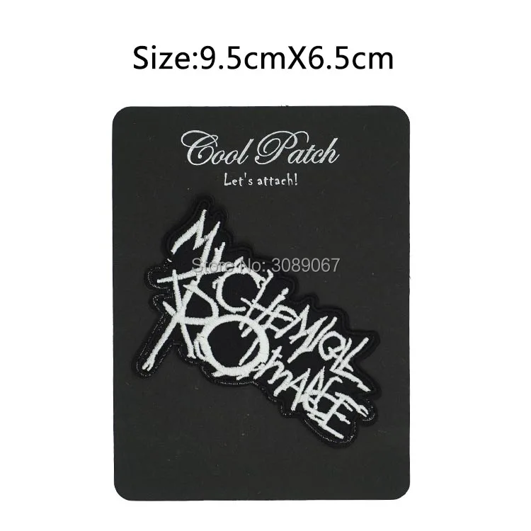 MY CHEMICAL ROMANCE логотип вышитая музыкальная группа Новое железо и пришить Прохладный