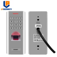 ip66 waterproof door fingerprint password access controller system with metal keypad for gate entrance
