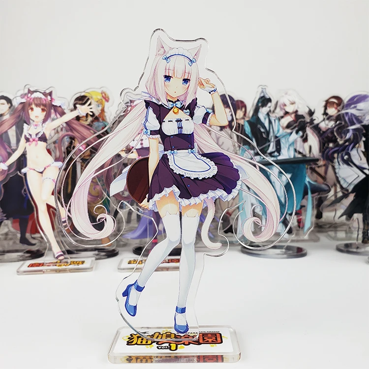 Аниме Nekopara шоколад ваниль азуки Корица Shigure Minaduki Косплей искусственная подставка