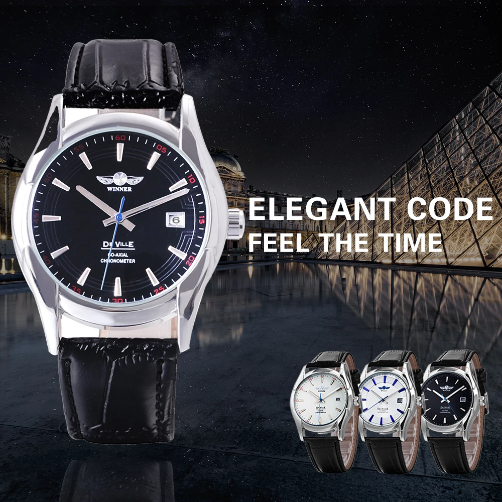 Победитель официальный бренд роскошные классические часы Мужские