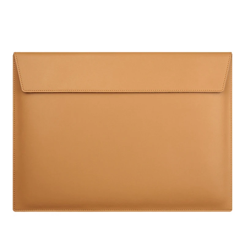 BinFul новейший модный водонепроницаемый чехол из искусственной кожи для Macbook Air 11 ''12'' 13,3 ''retina 13,3'' 15,4 '', сумка для ноутбука - Цвет: horizontal brown