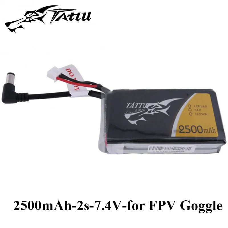 Аккумулятор для очков Fatshark 2500 мАч 7 4 В FPV|Детали и аксессуары| |