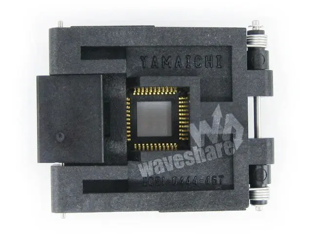 

QFP44 TQFP44 FQFP44 PQFP44 IC51-0444-467 Yamaichi QFP IC Test Burn-in Socket Programming Adapter 0.8mm Pitch