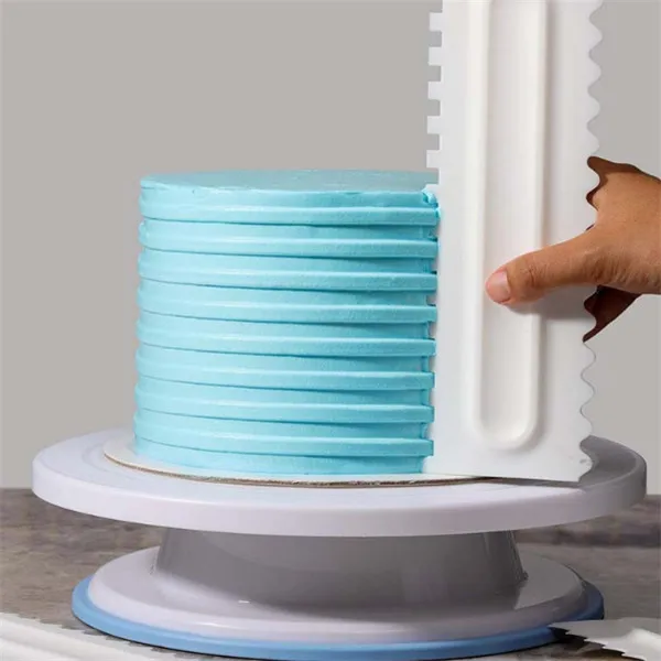 4 шт./компл. Расческа для украшения тортов глазурь скребок торта кондитерские