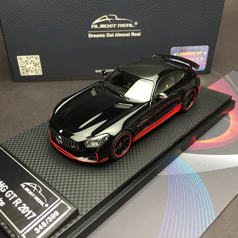 Ограниченная Коллекция 1/43 AMG GTR новая литая металлическая настольная модель дисплея