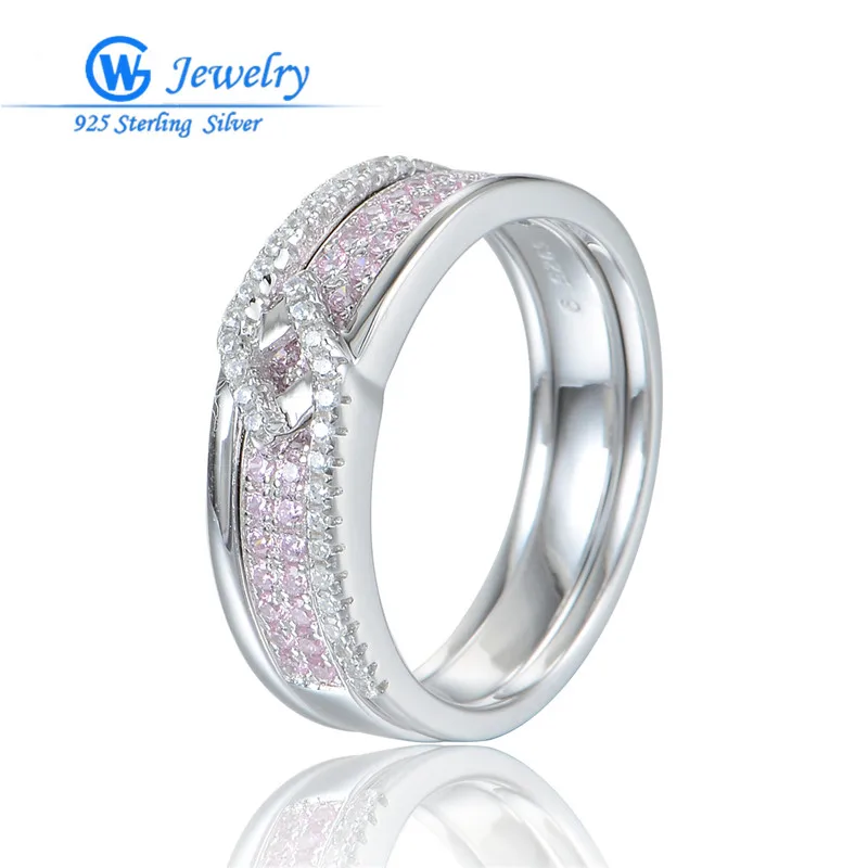 Женское кольцо из серебра 925 пробы с натуральным розовым камнем|silver women ring|anillos plata