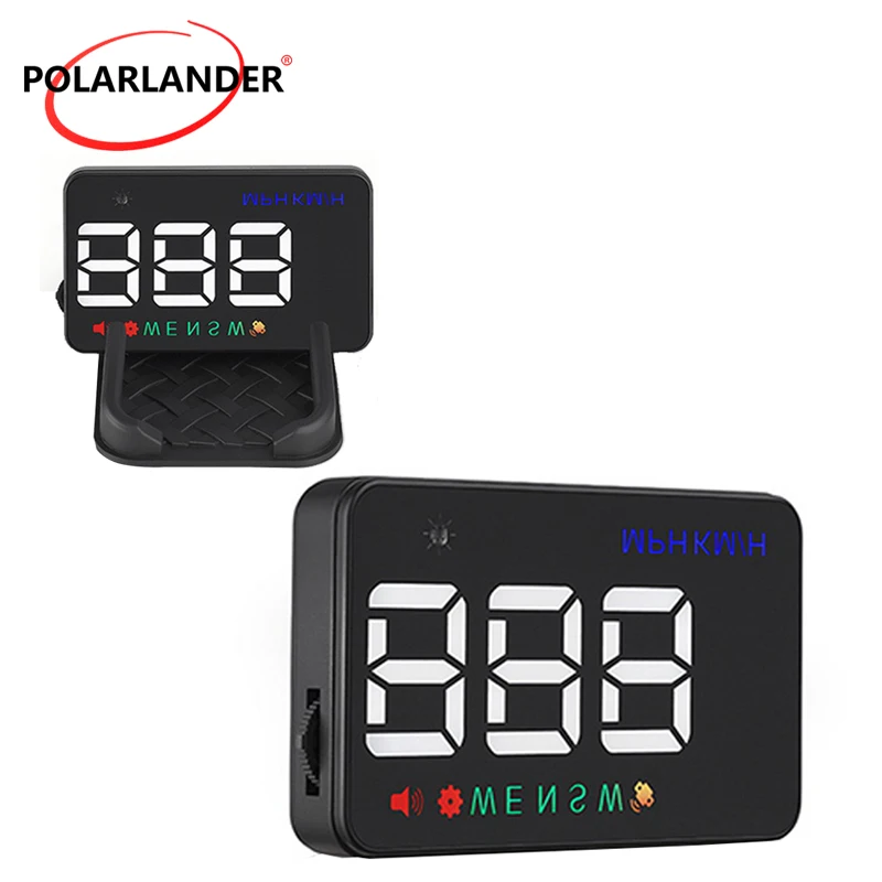 

A5 GPS Speedometer Speedo Auto Navigation Head Up Display HUD 3.5 inch screen Windshield Projetor Digital Over Speed Alert