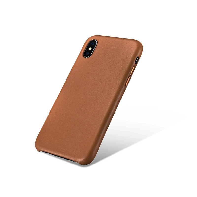 Чехол для телефона из натуральной кожи для iPhone XS Max XR Ретро винтажная бизнес задняя крышка ультра тонкий чехол для iPhone XR оболочка