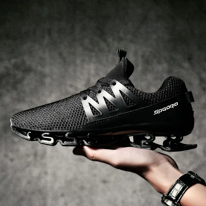 Мужская обувь для бега с полой подошвой дышащая спортивная лезвием мужские