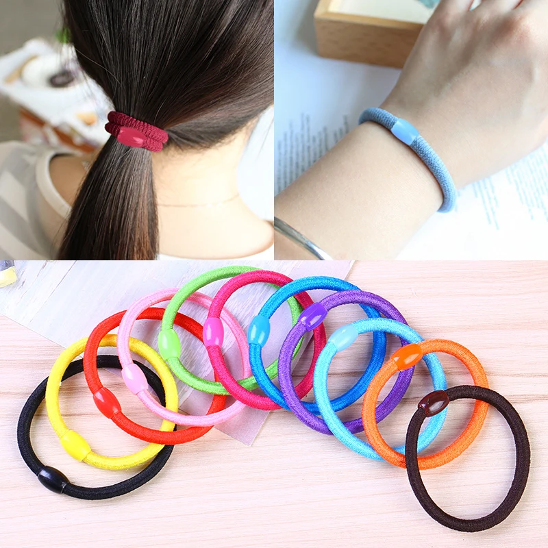 5 шт./компл. горячая Распродажа 12 цветов веревка для волос яркие цвета популярные