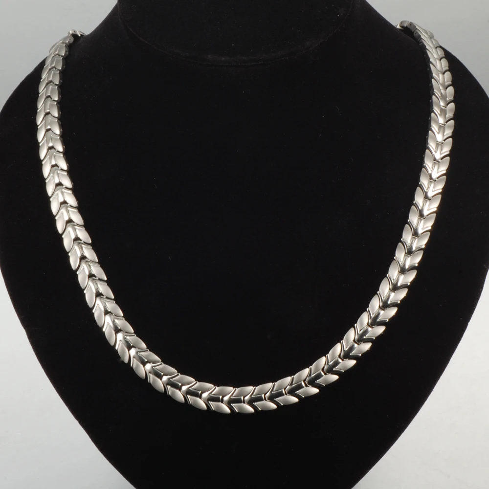 Био магнитное ожерелье из чистого титана для мужчин и женщин|necklace for men|titanium