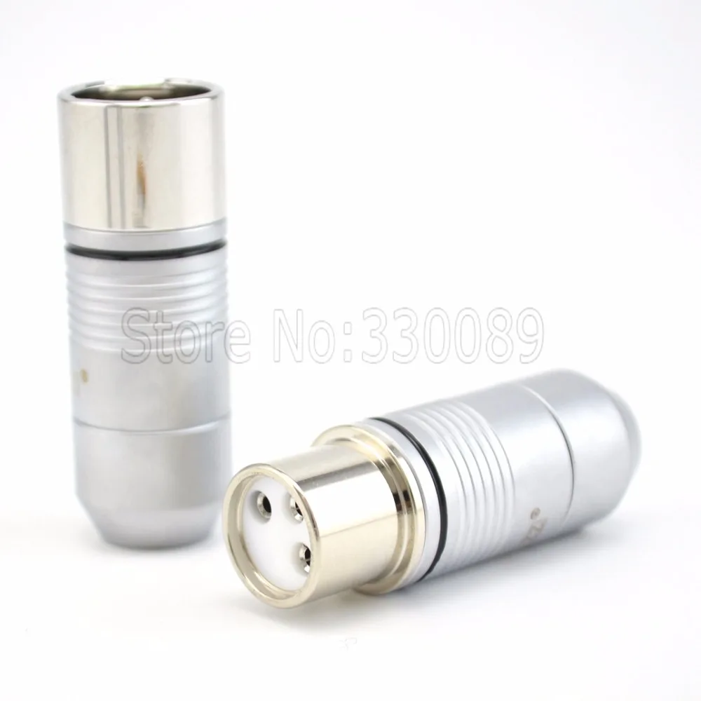 4 шт. 3 контактный разъем EIZZ Tellurium с родиевым покрытием|tellurium copper|hifi plugrhodium plug |