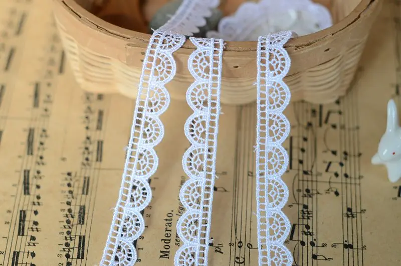 2016Lace materials imported bleached soluble small lace width 1.2 cmHot Sale | Дом и сад