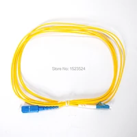 free shipping lcupc to scupc fiber optic patch cord simplex fiber indoor fiber cable smpvc3m 10pcslot