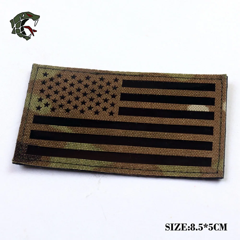 Военный Патч "команда тюленей/DEVGRU/Техасский Каратель/Флаг США" армейский военный значок нашивка нарукавник/значок/Наплечная нашивка - Цвет: MC LEFT