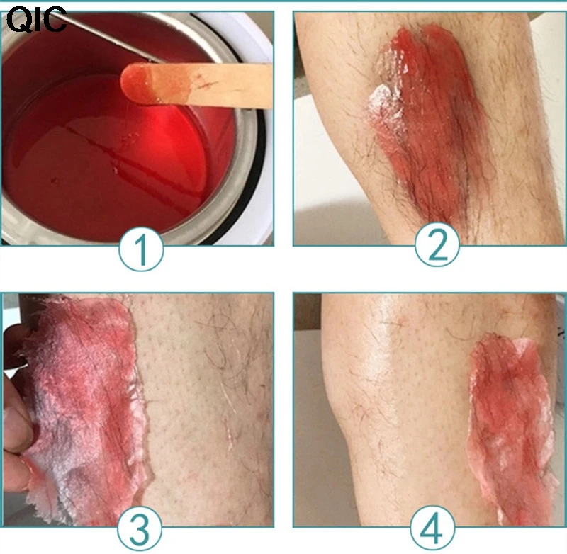 Жесткая восковая бобы с алоэ вера без полос для депиляции горячая тонировка