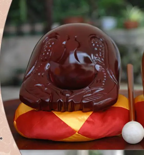 Деревянная буддийская скульптура в виде рыбы с хорошим звуком домашний ритуал