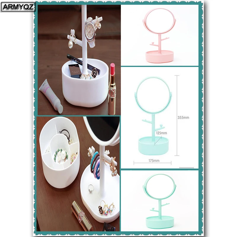 Квадратная/круглая многофункциональная коробка для ювелирных изделий