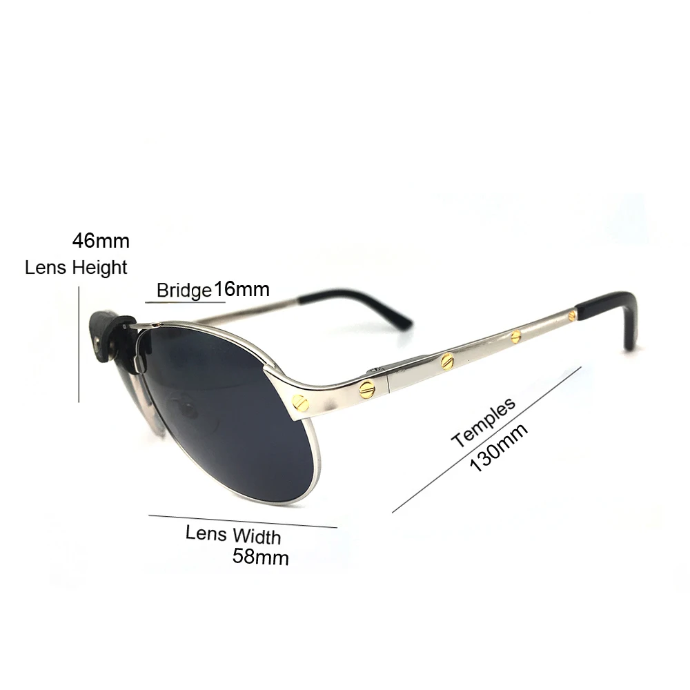 Ретро очки пилота, мужские очки Carter Santos Shades, женские модные очки, роскошные солнцезащитные очки, ретро очки, рождественские 554