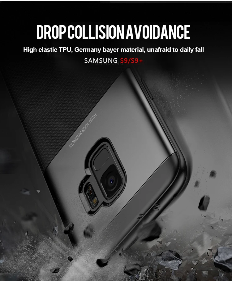 Для samsung S9 Plus Чехол IPAKY S9 Note 9 S10e PC Гибридный Силиконовый защитный чехол мягкий чехол для samsung Galaxy S10 Plus чехол