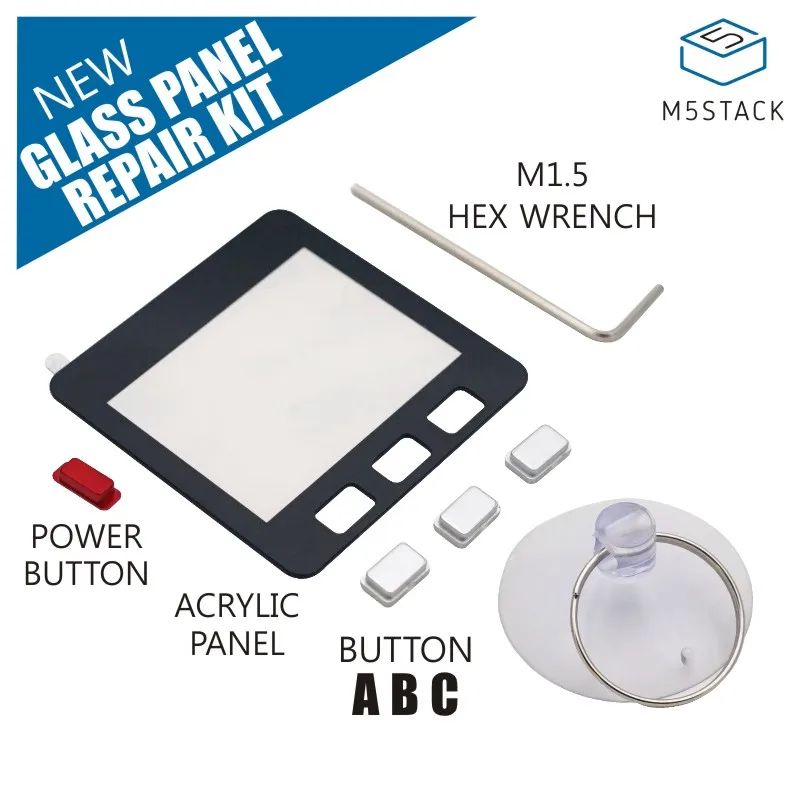 

M5Stack Glass Panel Repair Kit External Acrylic Material Screen Replacement