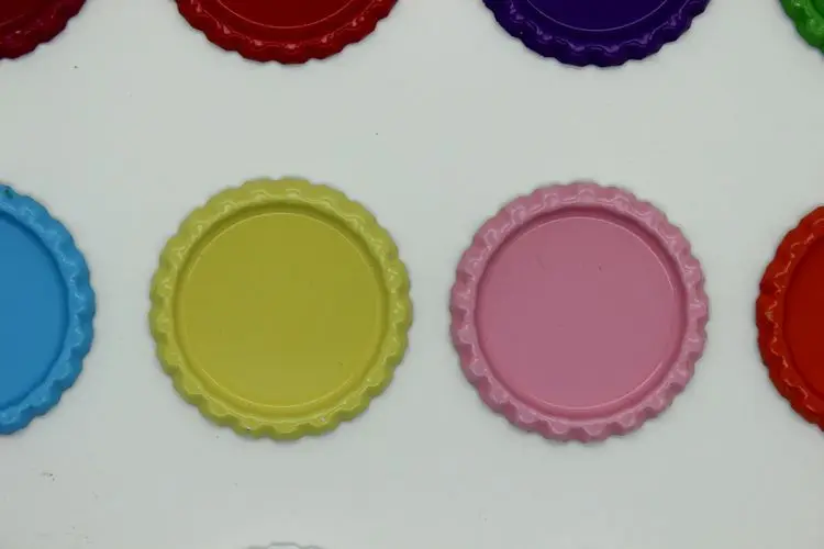 1 дюйм бесплатная доставка флэш крышка двусторонняя цветная прозрачная