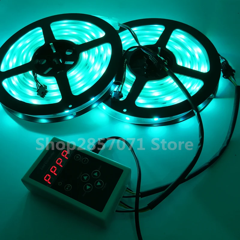 5 м RGB dream magic Светодиодная лента DC12V 6803 IC IP67 водонепроницаемая светодиодная лента 5050 SMD 150 светодиодный гибкий светильник+ 133 программа RF контроллер