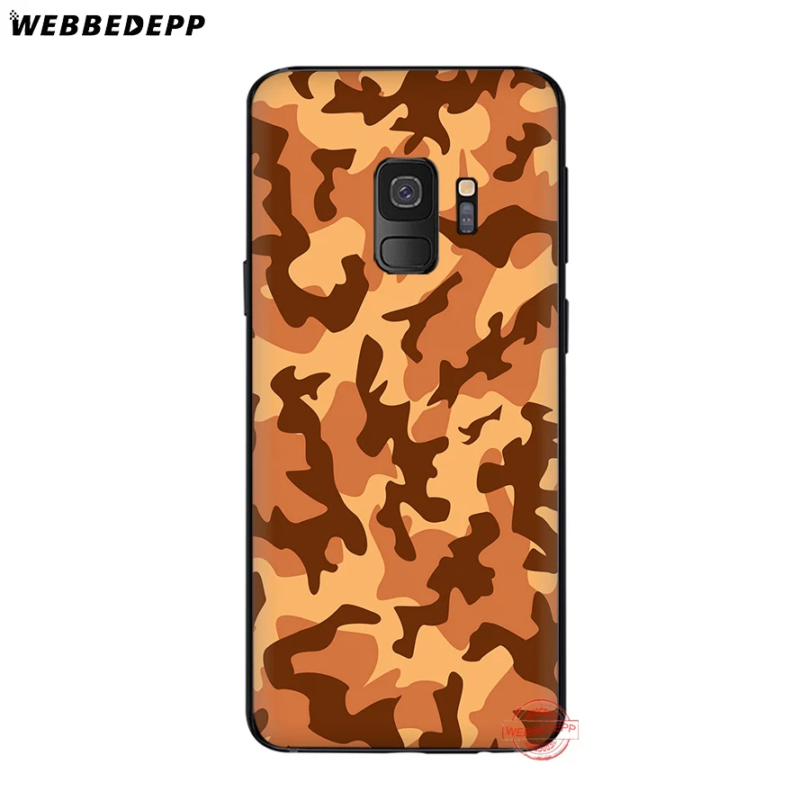 WEBBEDEPP камуфляжный армейский мягкий чехол с рисунком для Samsung A6 A7 A8 A9 J6 2018 S7 S8 S9 S10E S20