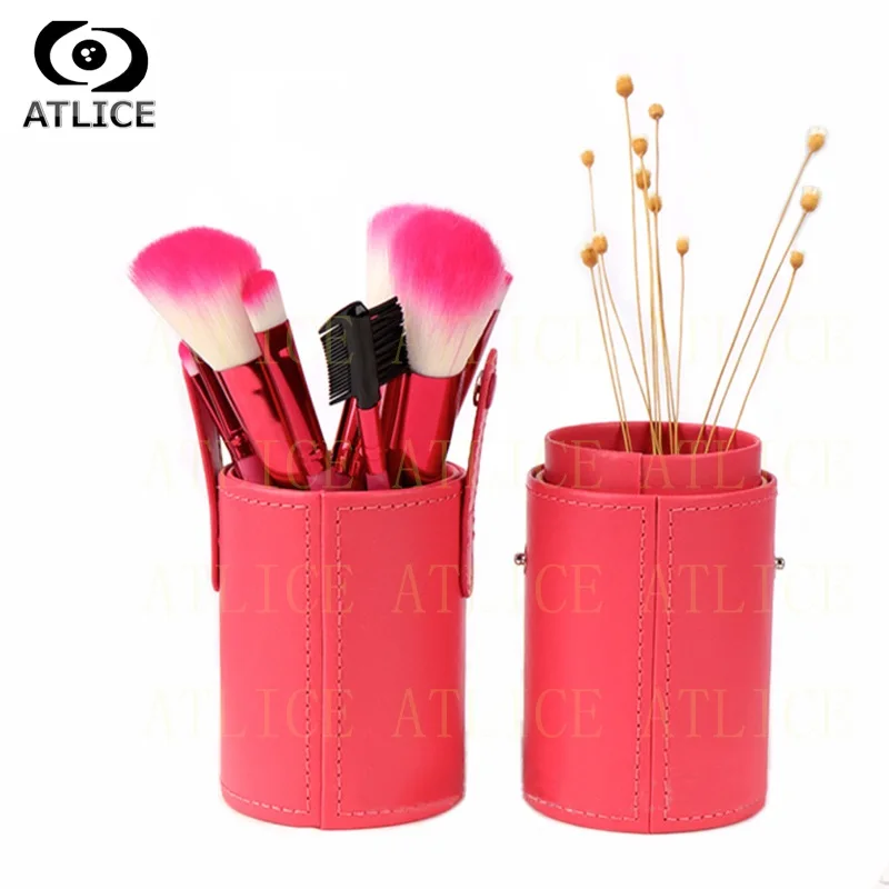 Кисти для макияжа 12 шт. золото Премиум качество не звериный косметический набор