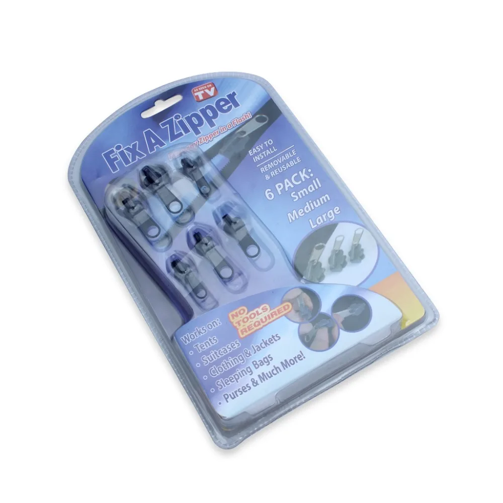 1 X набор для фиксации молнии Мгновенный ремонт не швейная молния многоразовая