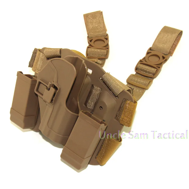 CQC HK USP кобуры пистолет компактный Тип Тактический ног кобура Стрельба Airsoft Правша пистолет Охота бедра Кобура