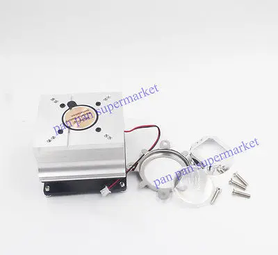 20 Вт 30 50 100 светодиодный алюминиевый радиатор охлаждающий вентилятор + объектив 80