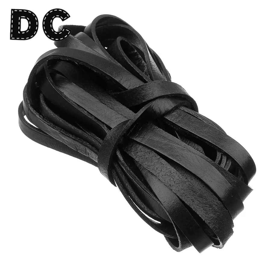 DC 5 meters/pack красные черные Провода без каблука Пояса из натуральной кожи шнур