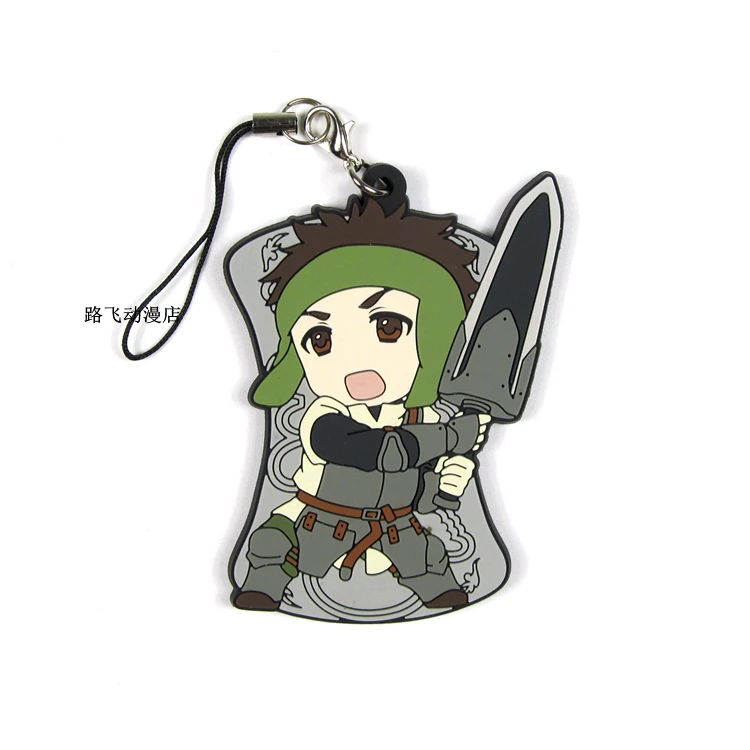 Grimgar фантазии и золы фигурку аниме модель резиновые мобильный телефон школьная
