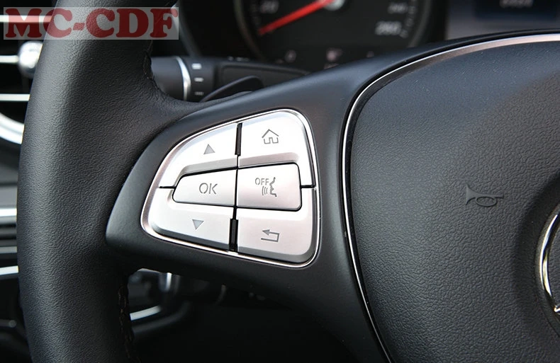 Автомобильный Стайлинг 12 шт. для Mercedes Benz A B CLA CLS GLE GLS класс- ABS Автомобильный руль переключатель накладка наклейка