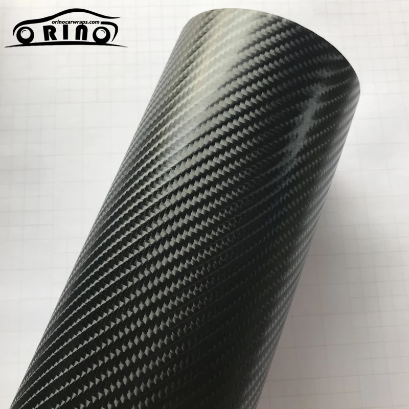 Глянцевая виниловая пленка ORINO 1 52*20 м (5FTX65FT) 6D из углеродного волокна