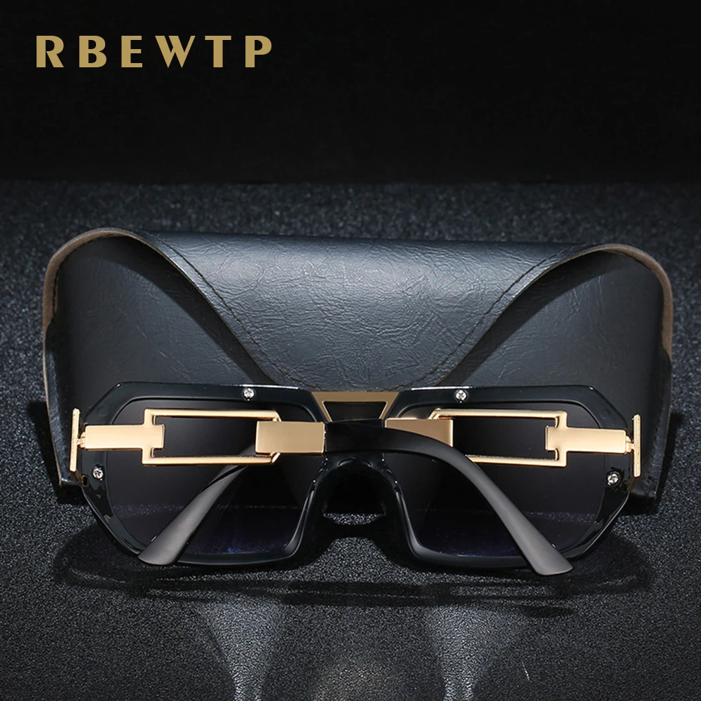 Женские поляризационные солнцезащитные очки RBEWTP большие квадратные для