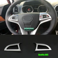 car steering wheel sequins cover interior decoration trim for jac s3 2013 2014 2015 2016 2017 lhd abs accessories car styling
