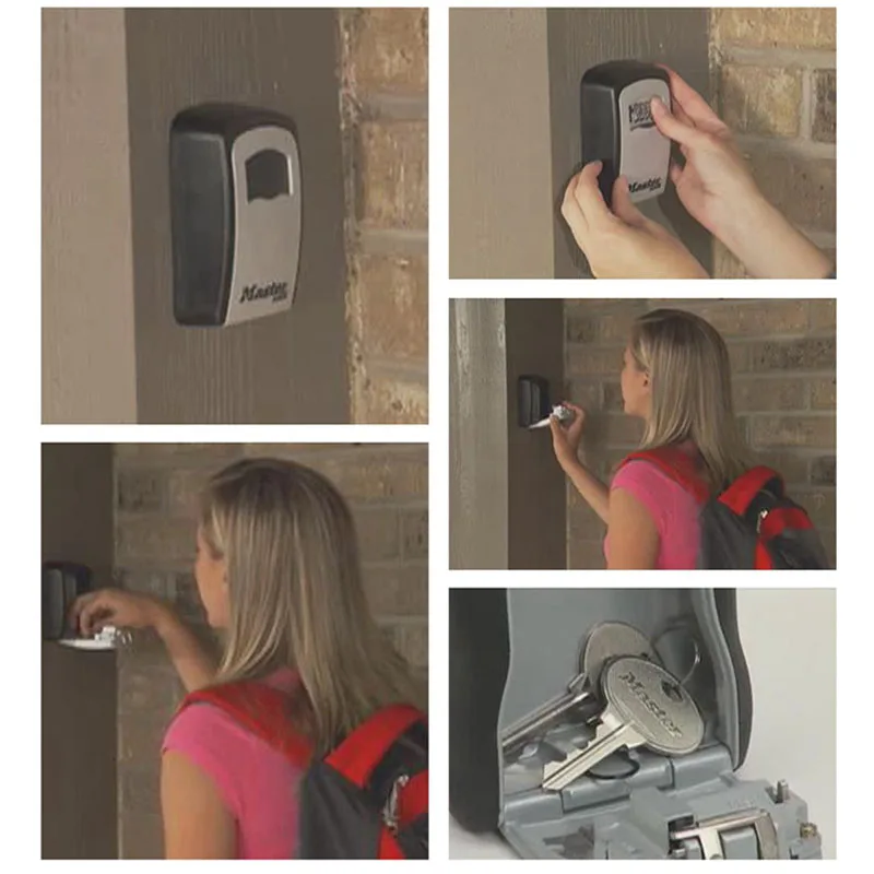 Сейф для ключей открытый настенный Комбинированный Замок с паролем скрытый ящик