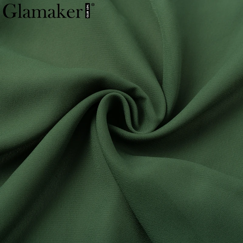 Glamaker шифоновое прозрачное длинное пальто с поясом, женское свободное модное пальто на пуговицах, женский летний модный кардиган, пальто