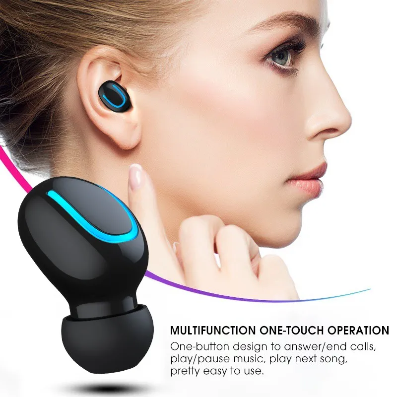 Bluetooth наушники 5 0 TWS беспроводные Blutooth гарнитура спортивные игровая телефон PK HBQ |