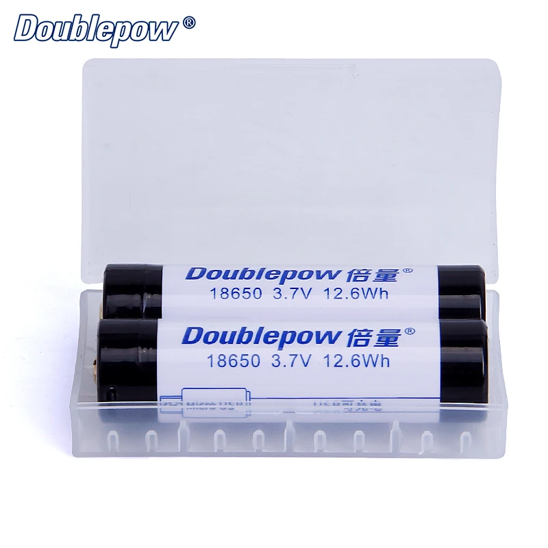 2 шт./лот Doublepow DP-USB18650-3400mAh 3 7 В литий-ионная аккумуляторная батарея в реальной
