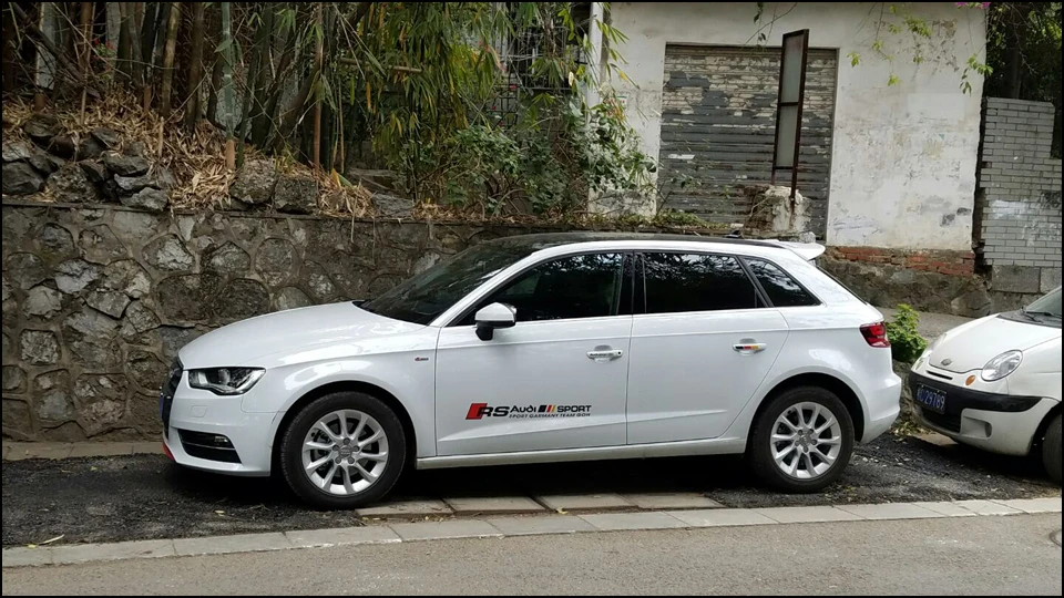 ABT Стиль- Audi A3 8V Sportback спойлер Высокое качество ABS Материал заднее крыло автомобиля матовый черный праймер задний спойлер