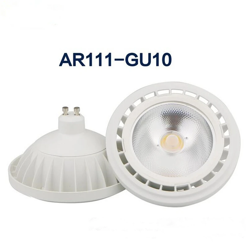 Dimmable GU10 G53 AR111 Светодиодная лампа 12 Вт прожекторы теплый белый/холодный белый Вход
