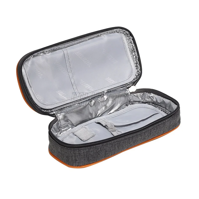 Футляр для инсулина с 2 ледяными пакетами диабетиков портативный холодильник