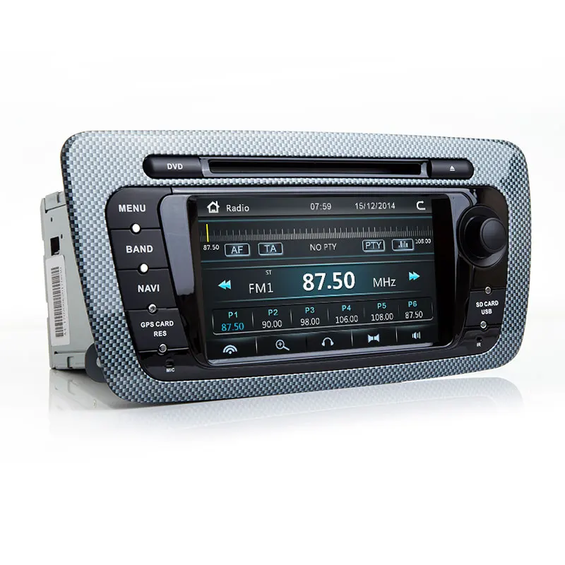 2 Din Car DVD Player Multimedia For Seat Ibiza 6J Cupra MK4 SportCoupe Ecomotive Radio 2009 2010 2011 2012 2013 GPS Navigation