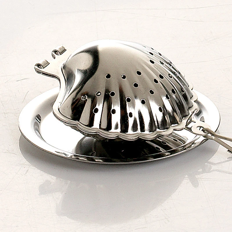 Чайный фильтр из нержавеющей стали Портативный чайник Серебряный нержавеющий