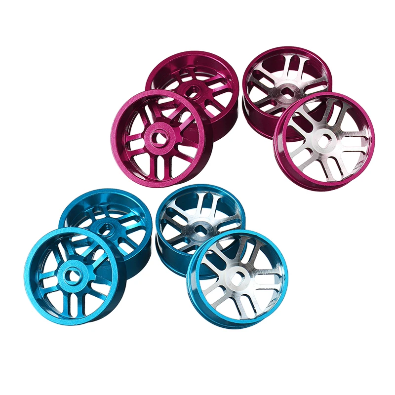 4 шт. Wltoys металлическое колесо радиоуправляемого автомобиля 1/28 для K989 и IW04M