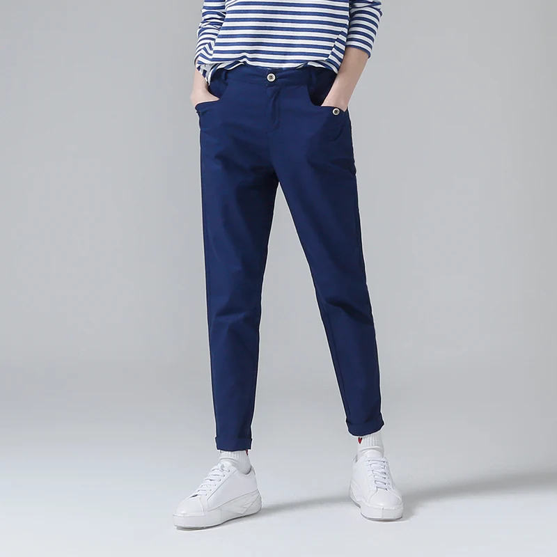 Женские шаровары Toyouth повседневные свободные длинные брюки на молнии с принтом